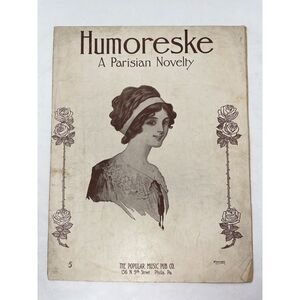 1911 Antique Humoreske A Parisian Novelty Sheet Music R Thaler A‎ Dvorak